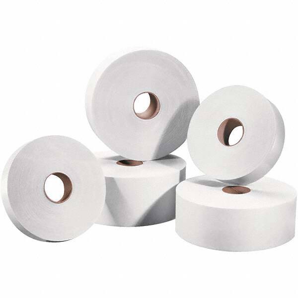 Tape Logic - 2" x 200 Yd White Water Activated Adhesive Packaging Tape - Paper Backing, 5 mil Thick - Eagle Tool & Supply