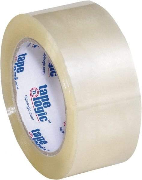 Tape Logic - 2" x 110 Yd Clear Acrylic Adhesive Packaging Tape - Polypropylene Film Backing, 2.2 mil Thick, 21.4 Lb Tensile Strength - Eagle Tool & Supply