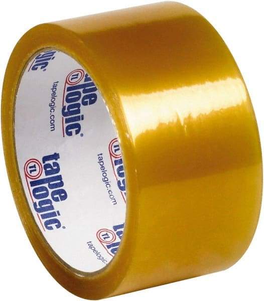 Tape Logic - 2" x 110 Yd Clear Rubber Adhesive Packaging Tape - PVC Film Backing, 2.1 mil Thick, 25 Lb Tensile Strength - Eagle Tool & Supply