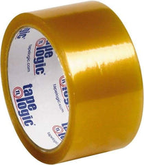 Tape Logic - 2" x 110 Yd Clear Rubber Adhesive Packaging Tape - PVC Film Backing, 2.1 mil Thick, 25 Lb Tensile Strength - Eagle Tool & Supply