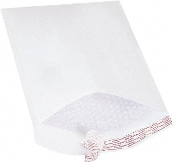 Value Collection - 14-1/2" Long x 9-1/2" Wide Peel-Off Self-Seal Bubble Mailer - White - Eagle Tool & Supply