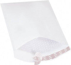 Made in USA - 14-1/2" Long x 9-1/2" Wide Peel-Off Self-Seal Bubble Mailer - White - Eagle Tool & Supply