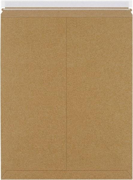 Made in USA - 21" Long x 17" Wide Peel-Off Self-Seal Flat Mailer - Kraft - Eagle Tool & Supply