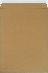 Made in USA - 18" Long x 13" Wide Peel-Off Self-Seal Flat Mailer - Kraft - Eagle Tool & Supply