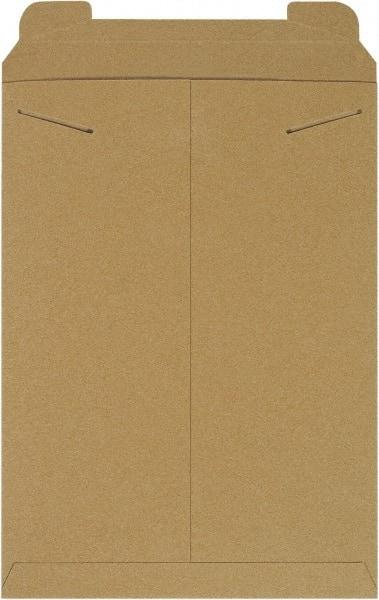 Made in USA - 18" Long x 13" Wide Regular Flat Mailer - Kraft - Eagle Tool & Supply