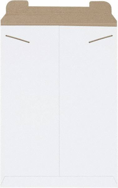 Made in USA - 18" Long x 13" Wide Regular Flat Mailer - White - Eagle Tool & Supply