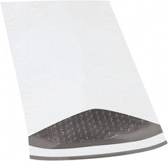 Made in USA - 14-1/2" Long x 8-1/2" Wide Peel-Off Self-Seal Padded Mailer - White - Eagle Tool & Supply