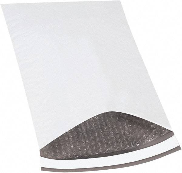 Made in USA - 16" Long x 10-1/2" Wide Peel-Off Self-Seal Padded Mailer - White - Eagle Tool & Supply