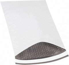 Made in USA - 16" Long x 10-1/2" Wide Peel-Off Self-Seal Padded Mailer - White - Eagle Tool & Supply