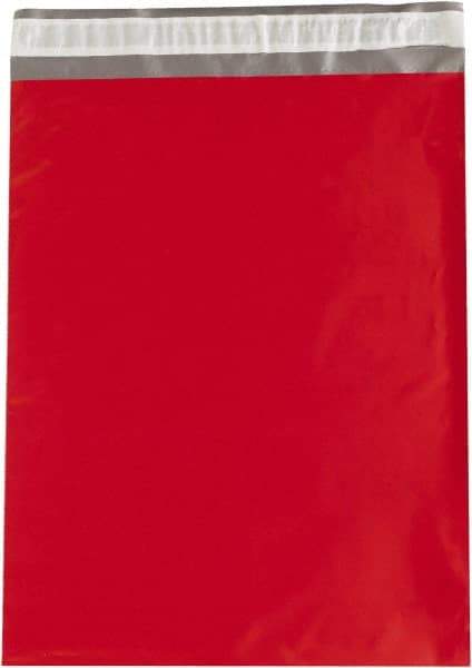 Value Collection - 15-1/2" Long x 12" Wide Peel-Off Self-Seal Courier Envelope - Red - Eagle Tool & Supply