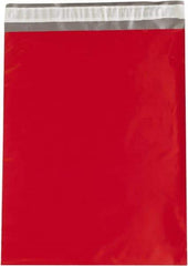 Value Collection - 15-1/2" Long x 12" Wide Peel-Off Self-Seal Courier Envelope - Red - Eagle Tool & Supply