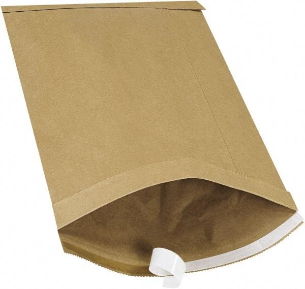 Made in USA - 16" Long x 10-1/2" Wide Peel-Off Self-Seal Padded Mailer - Kraft - Eagle Tool & Supply