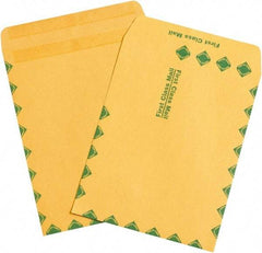Made in USA - 13" Long x 10" Wide Peel-Off Self-Seal Natural Kraft Envelope - Kraft - Eagle Tool & Supply
