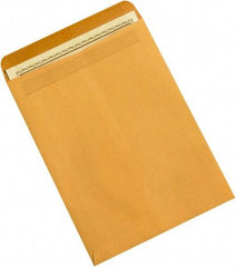 Made in USA - 12" Long x 9" Wide Self Seal Natural Kraft Envelope - Kraft - Eagle Tool & Supply