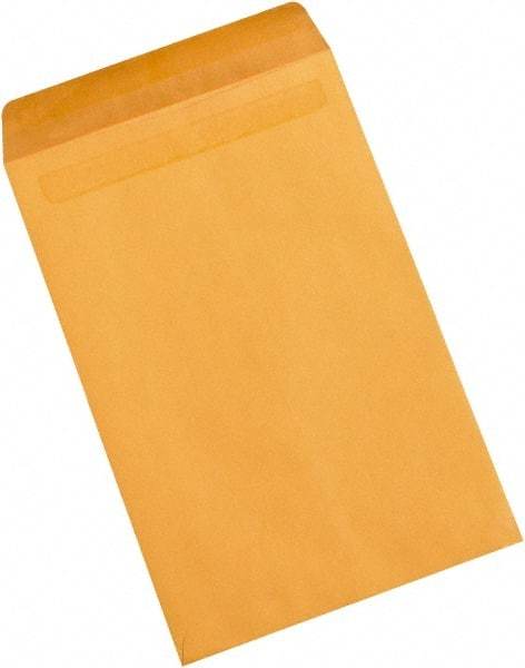 Made in USA - 15" Long x 10" Wide Self Seal Natural Kraft Envelope - Kraft - Eagle Tool & Supply