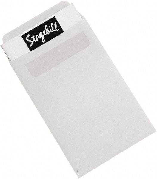 Made in USA - 9" Long x 6" Wide Self Seal White Catalog Envelope - White - Eagle Tool & Supply
