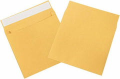 Made in USA - 13" Long x 10" Wide Peel-Off Self-Seal Natural Kraft Envelope - Kraft - Eagle Tool & Supply