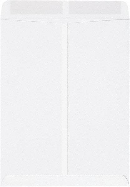 Made in USA - 13" Long x 10" Wide Gummed Flap White Catalog Envelope - White - Eagle Tool & Supply