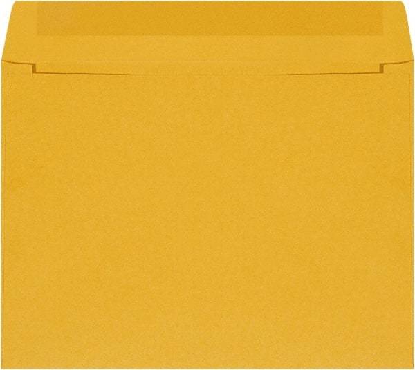 Made in USA - 9" Long x 12" Wide Gummed Flap Kraft Catalog Envelope - Kraft - Eagle Tool & Supply