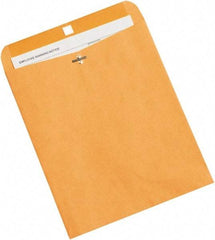 Made in USA - 12" Long x 10" Wide Clasp Brown Kraft Envelope - Kraft - Eagle Tool & Supply