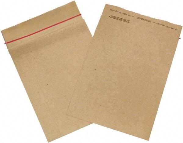 Made in USA - 10-1/2" Long x 8-1/2" Wide Self Seal Jiffy Rigi Bag Mailer - Kraft - Eagle Tool & Supply