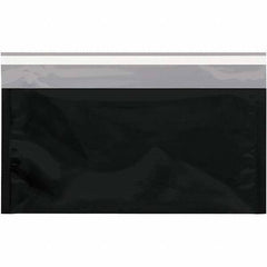 Value Collection - 10-1/4" Long x 6-1/4" Wide Peel-Off Self-Seal Metallic Mailer - Black - Eagle Tool & Supply