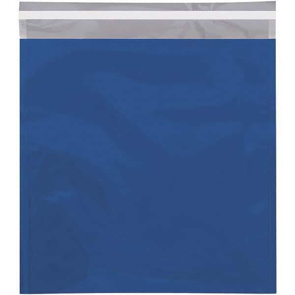 Value Collection - 13" Long x 10-3/4" Wide Peel-Off Self-Seal Metallic Mailer - Blue - Eagle Tool & Supply