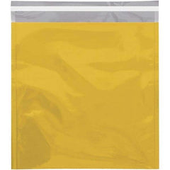 Value Collection - 13" Long x 10-3/4" Wide Peel-Off Self-Seal Metallic Mailer - Gold - Eagle Tool & Supply