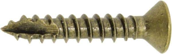 Hager - #9 Brass Hinge Screws - 1" Long - Eagle Tool & Supply