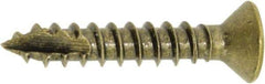 Hager - #9 Brass Hinge Screws - 1" Long - Eagle Tool & Supply