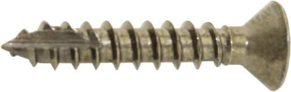 Hager - #9 Brass Hinge Screws - 1" Long - Eagle Tool & Supply