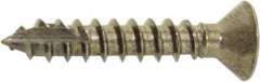 Hager - #9 Brass Hinge Screws - 1" Long - Eagle Tool & Supply