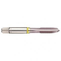 M16x2.0 2B 3-Flute Cobalt Yellow Ring Spiral Point Plug Tap-MolyGlide - Eagle Tool & Supply