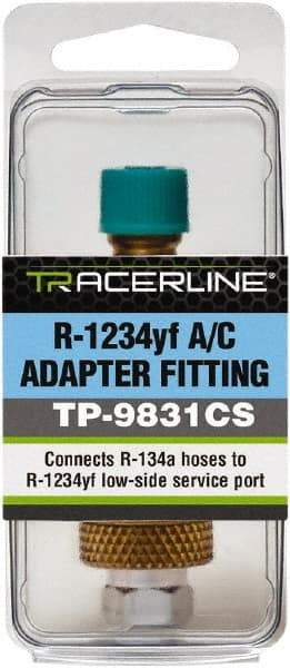 Spectroline - Low Side Automotive A/C Service Coupler - Yellow Actuator - Eagle Tool & Supply