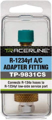 Spectroline - Low Side Automotive A/C Service Coupler - Yellow Actuator - Eagle Tool & Supply