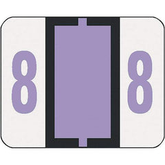 SMEAD - 1-1/2" Long, White File Folder Label - For File Folders - Eagle Tool & Supply