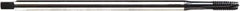 Emuge - #10-24 UNC, 3 Flute, NE2 Finish Cobalt, Spiral Point, Extension Pulley Tap - Plug Chamfer, 5.5" OAL, 33/64" Thread Length, 2B/3B Class of Fit - Exact Industrial Supply
