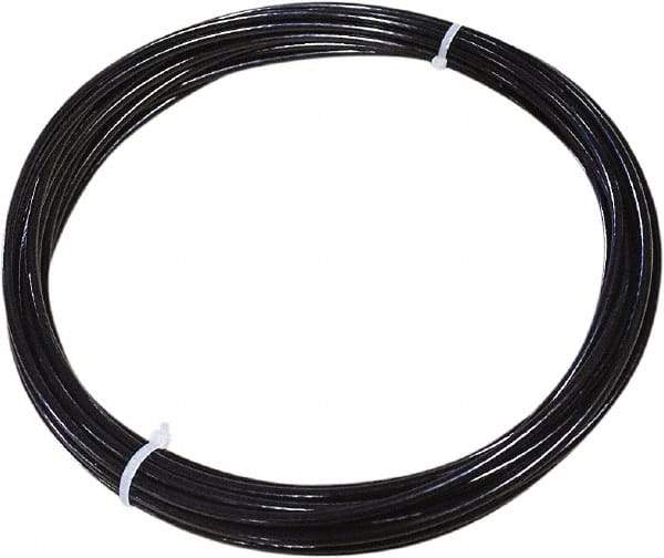 Loos & Co. - 3/32" x 1/16" Diam, Steel Wire Rope - 480 Lb Breaking Strength, 7 x 7, Nylon Coating - Eagle Tool & Supply