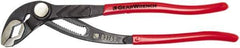 GearWrench - 12" OAL, 2-1/2" Max Capacity, 21 Position Straight Jaw Tongue & Groove Pliers - V-Jaws, Dipped Vinyl Handles - Eagle Tool & Supply