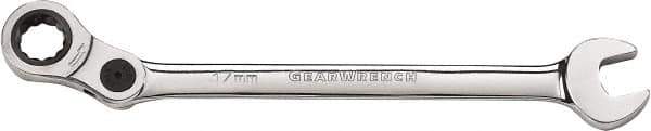 GearWrench - 10mm 12 Point Combination Wrench - 6-1/4" OAL, Steel, Full Polish Finish - Eagle Tool & Supply