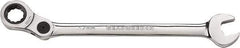 GearWrench - 15mm 12 Point Combination Wrench - 7-55/64" OAL, Steel, Full Polish Finish - Eagle Tool & Supply