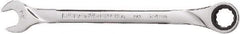 GearWrench - 24mm 12 Point Combination Wrench - 14" OAL, Steel, Full Polish Finish - Eagle Tool & Supply