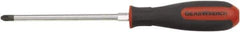 GearWrench - PZ.2 Point, 4" Blade Length Posidrive Screwdriver - 8-9/16" OAL - Eagle Tool & Supply