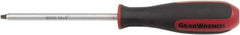 GearWrench - #0 Square Point, 4" Blade Length Square Recess Screwdriver - 8-3/32" OAL - Eagle Tool & Supply