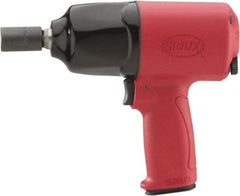 Sioux Tools - 1/2" Drive, 6,300 RPM, 520 Ft/Lb Torque Impact Wrench - Pistol Grip Handle, 1,200 IPM, 3.9 CFM, 90 psi, 1/4" NPT Inlet - Eagle Tool & Supply