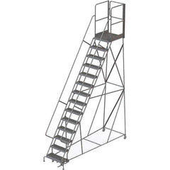 TRI-ARC - Rolling & Wall Mounted Ladders & Platforms Type: Rolling Warehouse Ladder Style: Rolling Platform Ladder - Eagle Tool & Supply