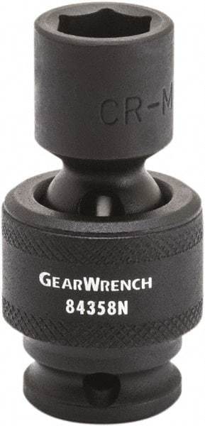 GearWrench - 3/8" Drive 5/16" Standard Universal Impact Socket - 6 Points - Eagle Tool & Supply