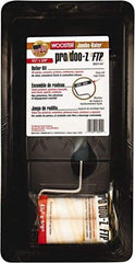 Wooster Brush - 14" Long, Mini Roller Kit - Steel Frame, Includes Paint Tray, Roller Cover & Frame - Eagle Tool & Supply