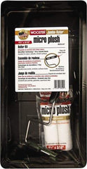 Wooster Brush - 12" Long, Mini Roller Kit - Steel Frame, Includes Paint Tray, Roller Cover & Frame - Eagle Tool & Supply
