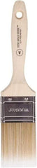 Wooster Brush - 2" Flat Polyester Varnish Brush - 2-11/16" Bristle Length, 4-9/16" Wood Beavertail Handle - Eagle Tool & Supply